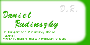 daniel rudinszky business card